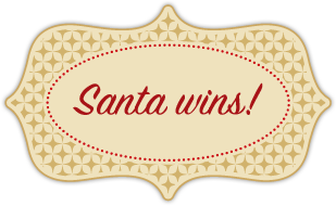 Santa wins!