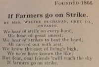 If Farmers go on Strike