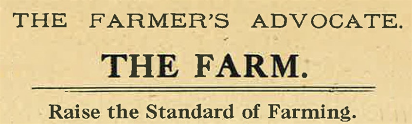 Raise the Standard of Farming