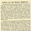 Safety on the King’s Highway image 1 