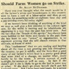 Should Farm Women Go On Strike image 1 