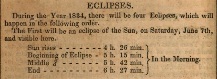 Eclipses