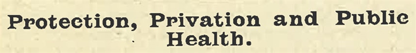 Protection, Privation and Public Health