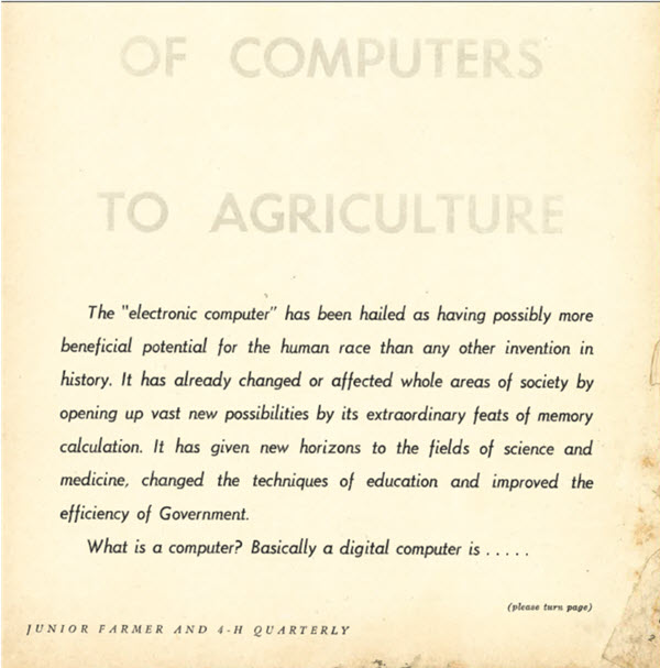 application of computer in agriculture pdf